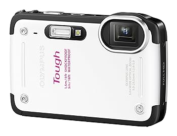 【中古】OLYMPUS デジタルカメラ TG-620 1200万画素 5m防水 裏面照射型CMOS 広角28mm ホワイト TG-620 WHT｜スカーレット2021