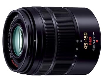 【中古】パナソニック 望遠望遠レンズ マイクロフォーサーズ用 ルミックス G VARIO 45-150粍/F4.0-5.6 ASPH. /MEGA O.I.S. 黒いこと H-FS45150-K