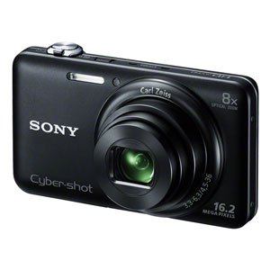 【中古】SONY デジタル写真機 Cyber-shot WX60 1620万絵素 光学8倍 黒いこと DSC-WX60-B カメラ・ビデオカメラ・光学機器-コンパクトデジタルカメラ