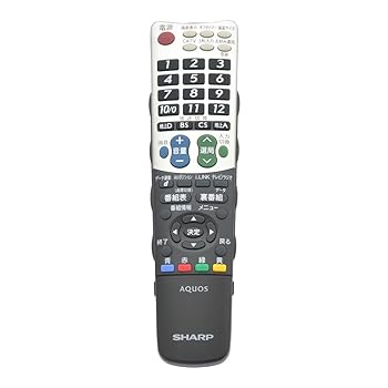 【中古】［非常に良い］シャープ 液晶テレビ用リモコン RRMCGB047WJN1(0106380405)