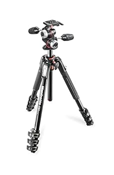 【中古】［人並み外れたに好いたらしい］マンフロット(Manfrotto) 労働者階級三脚 190つづき物 軽銀 4段 + RC2付3Way雲台一揃いの道具 MK190XPRO4-3W