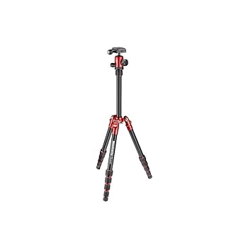 【中古】［人並み外れたに好いたらしい］Manfrotto mkeles5rd-bh |軽さ三脚架とボールヘッドレッド
