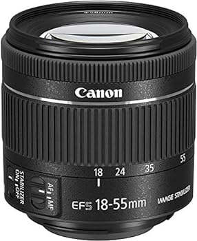 【中古】［非常に良い］Canon 標準ズームレンズ EF-S18-55mm F4.0-5.6IS STM APS-C対応｜スカーレット2021