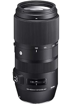 【中古】［人並み外れたに好いたらしい］シグマ(Sigma) SIGMA シグマ Canon EFマウント 水晶体 100-400粍 F5-6.3 DG os HSM 望遠レンズ 望遠 フルサイズ Contemporary 一眼二眼レフ 専用