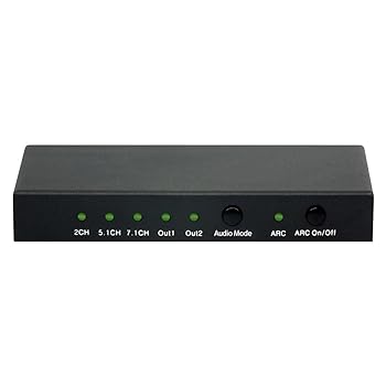 【中古】［人並み外れたに似つかわしい］ラトックシステム 4K60サイクル/HDCP2.2相応うHDMIオーディオ引きはなす器 RS-固定ディスク2HDA-4K