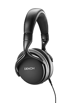 【中古】［非常に良い］デノン Denon AH-D1200 ヘッドフォン ハイレゾ対応 密閉ダイナミック型 オーバーヘッド リモートケーブル 付属 ブラック AH-D1200-BK｜スカーレット2021