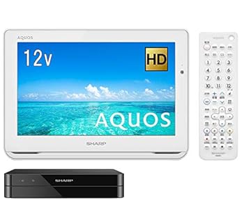 【中古】［非常に良い］シャープ ポータブル液晶テレビ ハイビジョン 防水 ワイヤレス設計 AQUOS ホワイト 12V型 2T-C12AF-W｜スカーレット2021