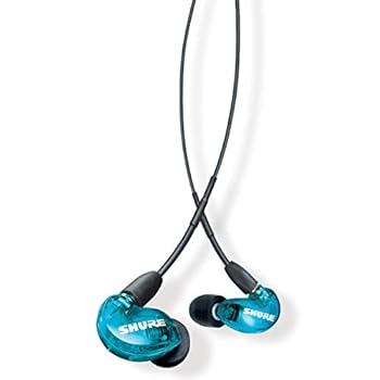 【中古】SHURE シュア イヤ電話機 AONIC 215 有線 マイクロホン付き添い人 SE215DYBL+UNI-A トランスルーセントブルー 高遮音性 手合わせ ゲーミング スペシャルエディシ その他-TV・オーディオ・カメラ