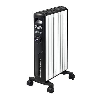 【中古】De'Longhi (デロンギ) マルチダイナミックヒーター MDHS12-BK 電気ヒーター ゼロ風暖房 静音 満足度No.1シリーズ 表面温度約60℃ エコモード チ|スカーレット2021