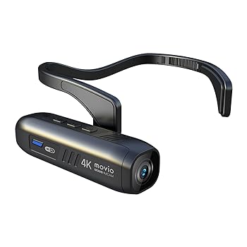 【中古】［非常に良い］movio wifi機能搭載 4K Ultra HD ヘッドマウントカメラ M308HMCAM