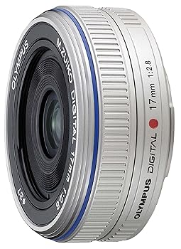 【中古】OLYMPUS ホットケーキ水晶体 M.ZUIKO DIGITAL 17粍 F2.8 しろがね色
