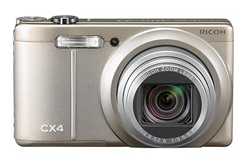 【中古】［非常に良い］RICOH デジタルカメラ CX4 シャンパンシルバー CX4CH 1000万画素裏面照射CMOS 光学10.7倍ズーム 広角28mm 3.0型液晶 高速連写