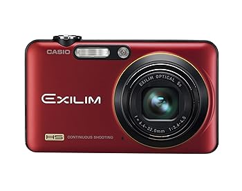 【中古】［人並み外れたに好いたらしい］CASIO ゴルフ用デジタル写真機 HIGH SPEED EXILIM 赤いこと EX-FC160SRD