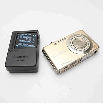 【中古】パナソニック デジタル写真機 ルミックス シャインゴールド DMC-FH7-N