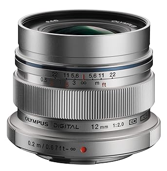 【中古】OLYMPUS 単焦点レンズ M.ZUIKO DIGITAL ED 12mm F2.0 シルバー|スカーレット2021