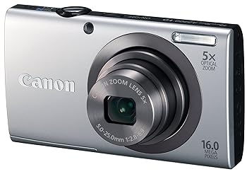 【中古】Canon デジタルカメラ PowerShot A2300 シルバー 光学5倍ズーム 約1600万画素 PSA2300(SL)|スカーレット2021