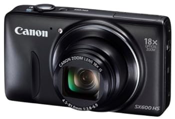 【中古】［非常に良い］Canon デジタルカメラ Power Shot SX600 HS ブラック 光学18倍ズーム PSSX600HS(BK)