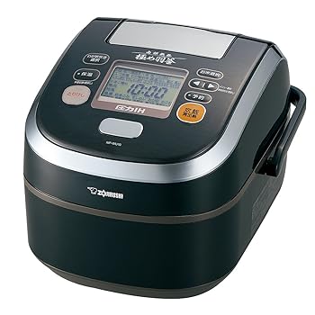 【中古】［人並み外れたに好いたらしい］象印 炊飯器 翦断応力IH式 南部地方金物限界羽釜 5.5合 プライム黒いこと NP-WU10-BZ