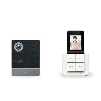 【中古】［非常に良い］ELPA DECT ワイヤレステレビドアホン モニター子機1台カメラ子機1台セット DHS-SP2020 1864200