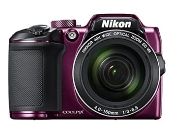 【中古】［人並み外れたに似つかわしい］Nikon デジタル写真機 COOLPIX B500 光学40倍望遠レンズ 1602万絵素 単三独居室 酸桃 B500PU