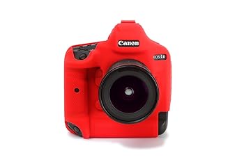 【中古】［非常に良い］DISCOVERED イージーカバー EOS-1D X Mark II 用 カメラカバー レッド 液晶保護フィルム付き