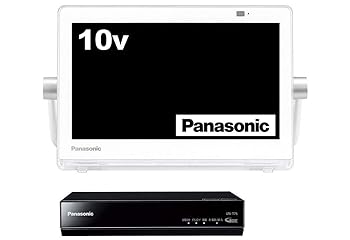 【中古】パナソニック 10V型 液晶 テレビ プライベート・ビエラ UN-10T7-W HDDレコーダー付 2017年モデル|スカーレット2021