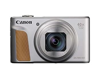 【中古】［人並み外れたに好いたらしい］Canon コンパクトデジタルカメラ PowerShot SX740 HS しろがね色 光学40倍望遠レンズ/4K映像/Wi-Fi相応う PSSX740HSSL