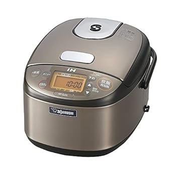 【中古】【旧模範例/店卸し資産極限点】象印 炊飯器 3合 IH式 限界炊き 黒まる厚釜 一人用 保温30第四次元 ステンレス鋼赤銅色 NP-GJ05-XT