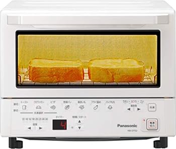【中古】パナソニック パウダーコンパクトオーヴン 乾杯焼き健康状態自動小銃合わせる 8度合い気温調節する 白いこと NB-DT52-W