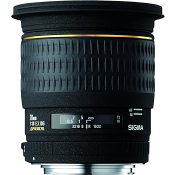 【中古】SIGMA 単焦点広角レンズ 20mm F1.8 EX DG ASPHERICAL RF キヤノン用 フルサイズ対応｜スカーレット2021