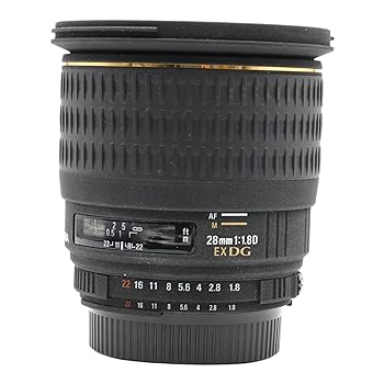 【中古】［人並み外れたに似つかわしい］SIGMA 単興味の中心広角水晶体 28粍 F1.8 EX DG ASPHERICAL MACRO ニコン用 フルサイズ相応う