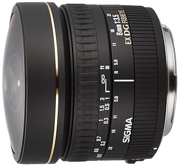 【中古】［非常に良い］SIGMA 単焦点魚眼レンズ 8mm F3.5 EX DG CIRCULAR FISHEYE キヤノン用 円周魚眼 フルサイズ対応 485276