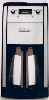 【中古】［人並み外れたに似つかわしい］クイジナート DCC-590PCJ 10-CUP圧砕機付き添い人魔法瓶遣りかたオートマチックコーヒーメーカー