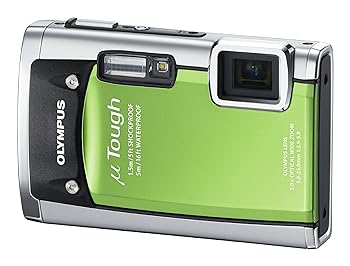 【中古】OLYMPUS 防水デジタルカメラ μ TOUGH 6020 グリーン μ TOUGH-6020 GRN