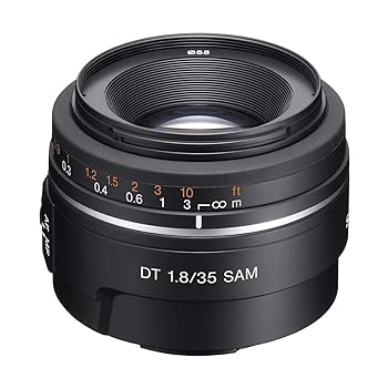 【中古】［人並み外れたに似つかわしい］Sony Alpha SAL35F18 35粍 f/1.8 Aマウント広角水晶体 (黒いこと)