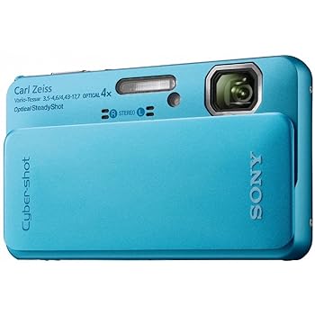 【中古】ソニー SONY デジタルカメラ Cybershot TX10 1620万画素CMOS 光学ｘ4 ブルー DSC-TX10/L