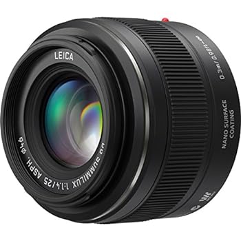 【中古】パナソニック 単焦点レンズ マイクロフォーサーズ用 ライカ DG SUMMILUX 25mm/F1.4 ASPH. ブラック H-X025