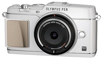 【中古】［非常に良い］OLYMPUS ミラーレス一眼 PEN E-P5 ボディ(ボディキャップレンズ BCL-1580セット) ホワイト E-P5 BODY WHT