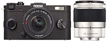 【中古】PENTAX ミラーレス一眼 Q-S1 ダブルズームキット [標準ズーム 02 STANDARD ZOOM ・望遠ズーム 06 TELEPHOTO ZOOM] ブラック 06087｜スカーレット2021