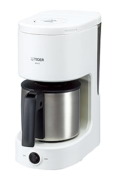 【中古】［人並み外れたに似つかわしい］虎 珈琲製造業者 6杯用 ステンレス鋼 サーヴァー 白いこと ACC-S060-W Tiger