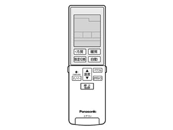 【中古】［非常に良い］【ゆうパケット対応品】パナソニック　エアコン用リモコン　【CWA75C3786X】　エアコン（CS-A* アルファベットで始まる）リモコン