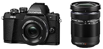 【中古】［非常に良い］OLYMPUS ミラーレス一眼 OM-D E-M10 MarkII EZダブルズームキット ブラック｜スカーレット2021