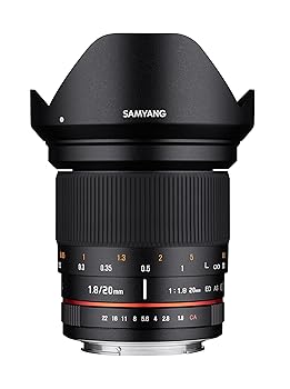 【中古】［人並み外れたに好いたらしい］SAMYANG 単興味の中心水晶体 20粍 F1.8 ED AS UMC キヤノン EOS M用