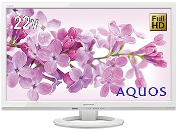 【中古】［非常に良い］シャープ 22V型 AQUOS フルハイビジョン 液晶テレビ 外付HDD対応(裏番組録画) ホワイト LC-22K45-W｜スカーレット2021