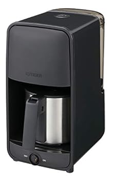 【中古】タイガー魔法瓶(TIGER) コーヒーメーカー シャワードリップタイプ 0.81L 6杯用 ブラックADC-N060K