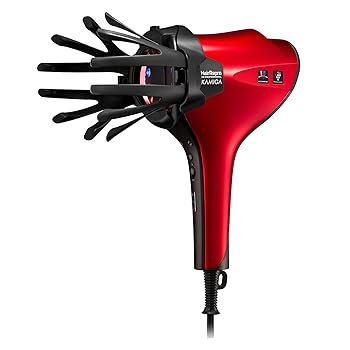 【中古】［人並み外れたに好いたらしい］アデランス 美髪エステ \u0026 スカルプケア ドライヤー ヘアリプロ KAMIGA N-LED Sonic イタリアン赤いこと 日本製 髪の毛世話をする スカルプケア 体温自動小銃調