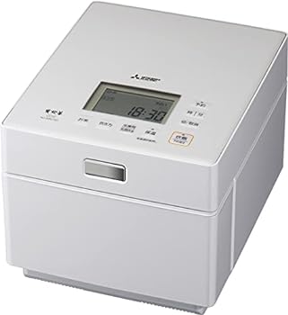【中古】［人並み外れたに好いたらしい］三菱電機 炊飯器 5.5合 IH式 日本製 蒸汽船受け答え 備長炭炭炊釜 芳潤炊き 結晶白いこと NJ-XSC10J-W