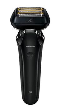 【中古】パナソニック 子ヒツジ短距離競走PRO メンズ電気カミソリ 6枚刃 申し受ける中でも剃れる 手工芸品黒いこと ES-LS5Q-K