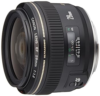 【中古】Canon 単焦点レンズ EF28mm F1.8 USM フルサイズ対応|スカーレット2021