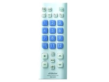 【中古】JVCケンウッド 優勝者 テレビ受像機用リモート制御装置 白いこと RM-A205-W